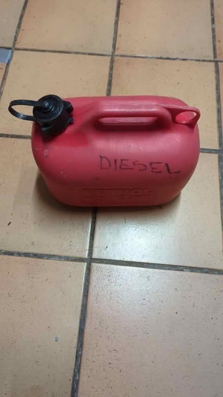 Photo of free I gallon of diesel and plastic can (HA6 Northwood) #1