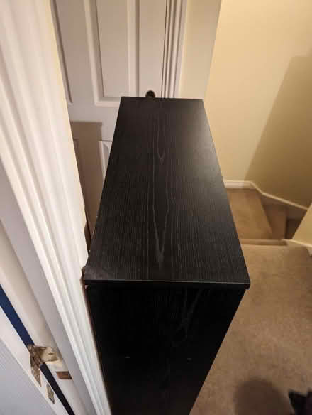 Photo of free Black bookcase (Rustington, BN16) #1