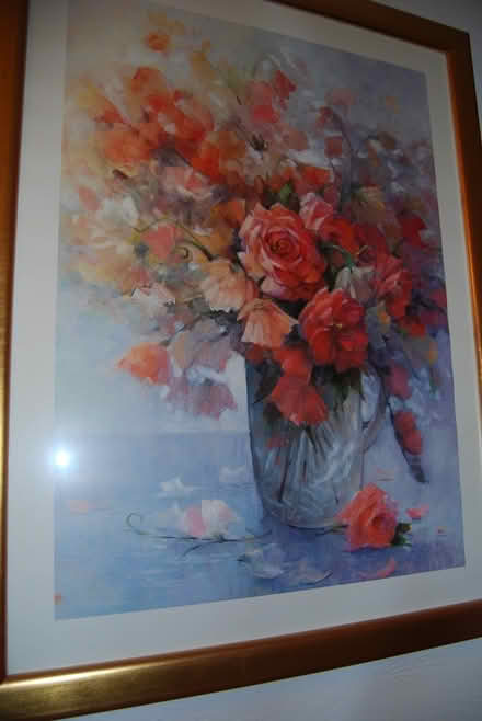 Photo of free 2 nice pictures in gold frame (Redruth) #2