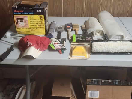 Photo of free painting supplies (Burlington) #1