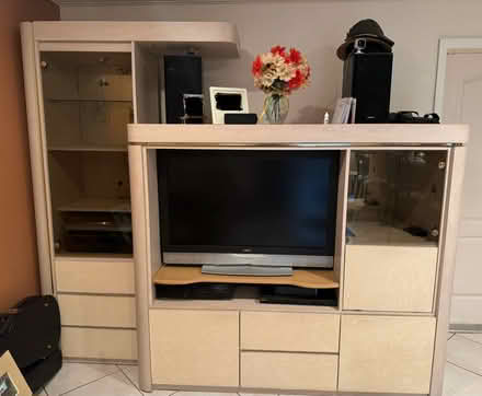 Photo of free 2 piece custom entertainment center (Cooper City) #1