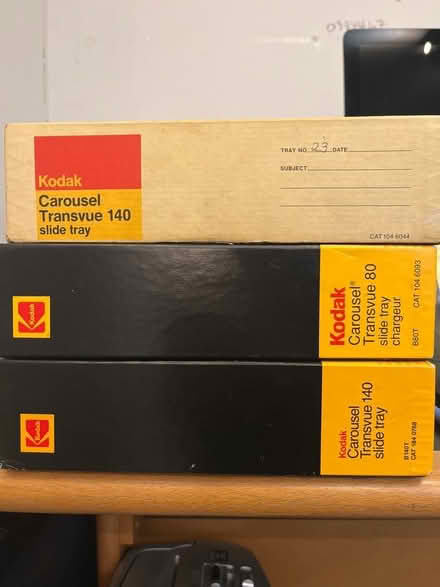 Photo of free 3 empty Kodak slide carousels (Maxwell Park) #1