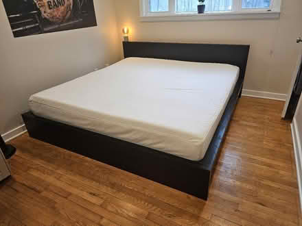 Photo of free Ikea Malm King Bed Frame + Mattress (Millersville) #4