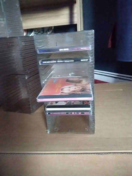 Photo of free 9 plastic cd display holders (Bentilee. Stoke-on-Trent.) #1