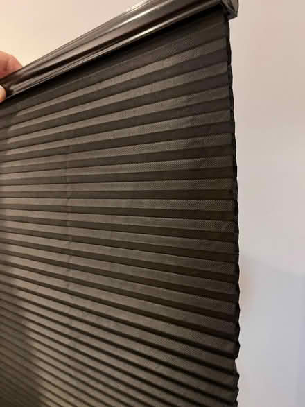 Photo of free 2x IKEA Black “concertina” blinds (Hertford SG14) #2