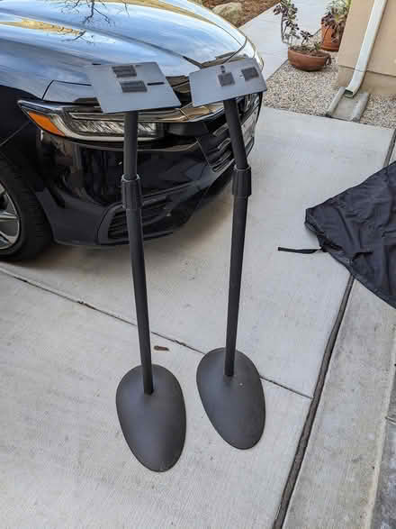Photo of free 42" speaker stands (Terra Vista Way and Pierce Ave) #1