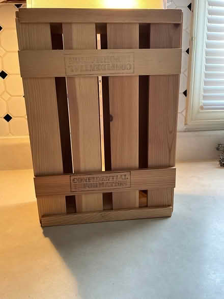 Photo of free Fun Wooden Crate--Storage or Toy? (OakBrook south of Yorktown) #1