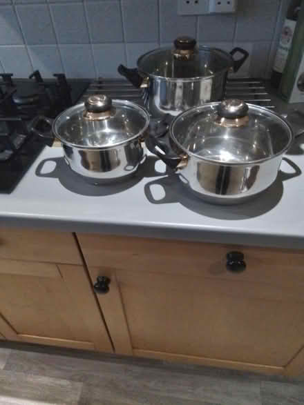 Photo of free Matching set of 3 pans (Birkby HD2) #1