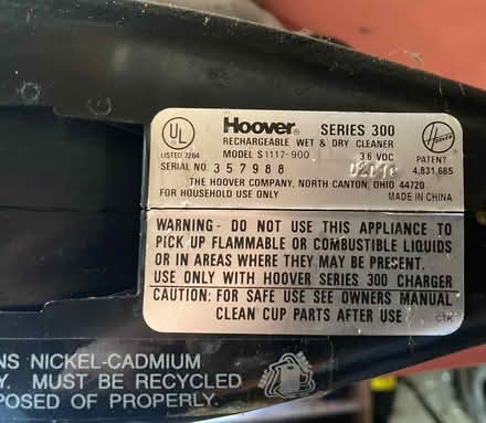 Photo of free Hoover handheld vac, needs battery (Fremont-Sundale/28 Palms) #2