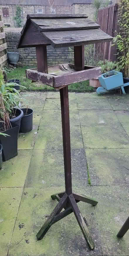 Photo of free Wooden Bird Table (cleckheaton) #1