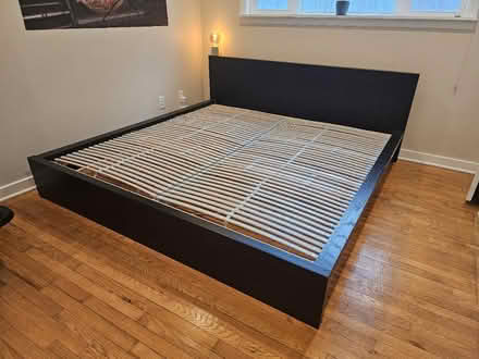 Photo of free Ikea Malm King Bed Frame + Mattress (Millersville) #1