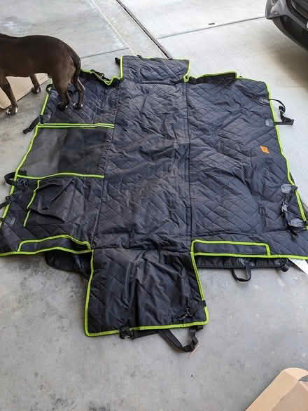 Photo of free car seat cover (Terra Vista Way and Pierce Ave) #1