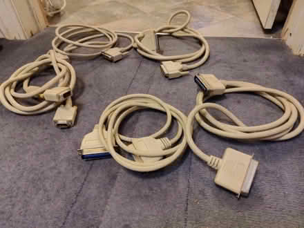 Photo of free Vintage PC cables, printer, Centronics etc (Hurstpierpoint BN6) #1