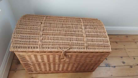 Photo of free Large wicker basket/blanket box (North Abingdon OX14) #1