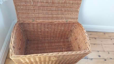 Photo of free Large wicker basket/blanket box (North Abingdon OX14) #2