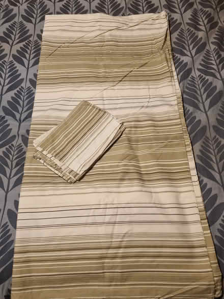 Photo of free Striped double duvet set (Westbury) #1