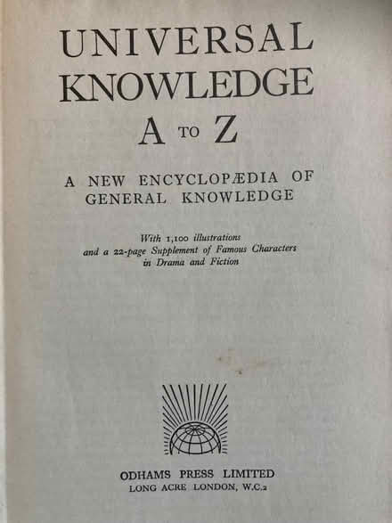 Photo of free 2 old reference books (1930s, 1960) (Bloomsbury WC1H) #1
