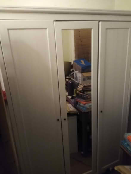 Photo of free White 3 door wardrobe like Ikea (TW9) #1