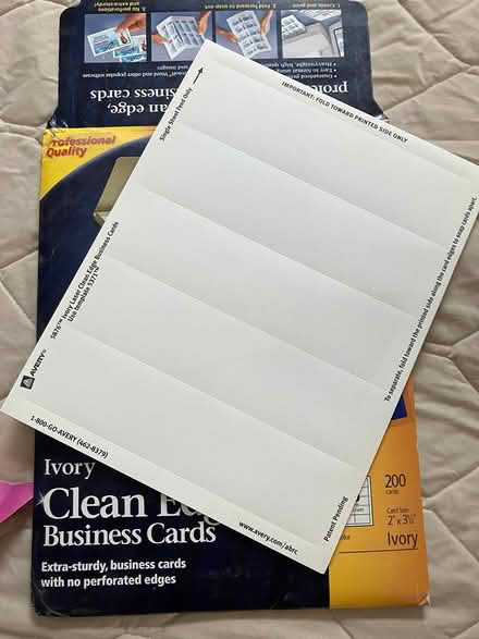 Photo of free Avery Business Card Templates (NE Lakewood) #1