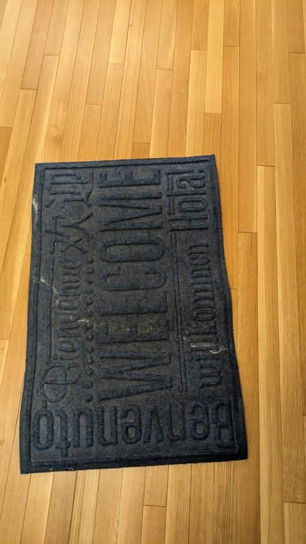 Photo of free Blue welcome mat (Roxbury Crossing) #1