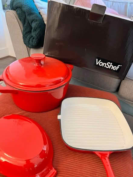 Photo of free Cast iron cookware (Dunstable) #1