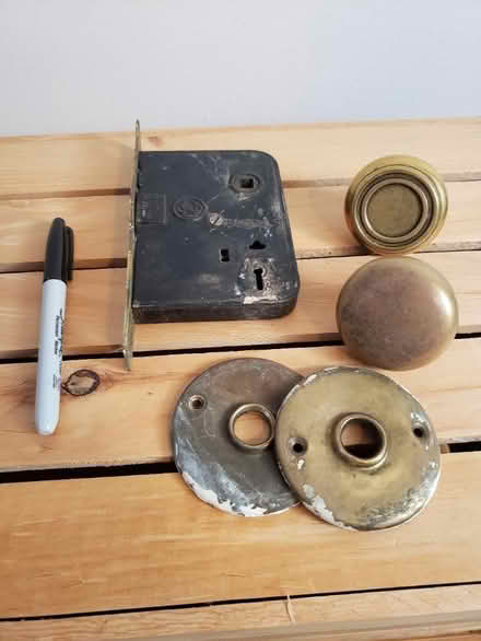 Photo of free Old door hardware (Petworth) #1