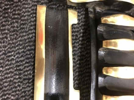 Photo of free Brass & black Gas Electrical fire fret front grate (Heaton Mersey SK4) #3
