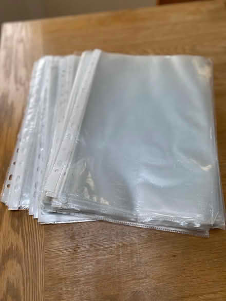 Photo of free A4 plastic sleeves (East Twerton) #1