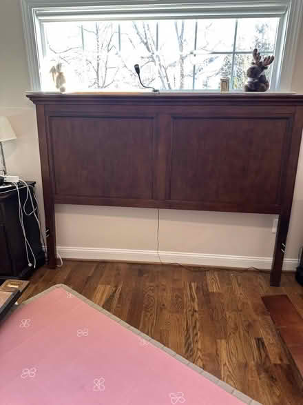 Photo of free King size bed frame + box springs (City of Fairfax) #1