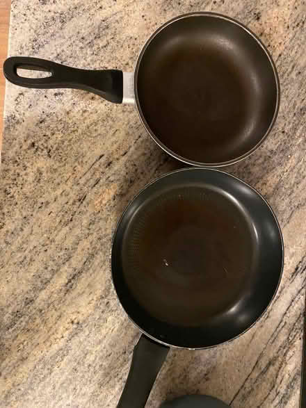 Photo of free Two frying pans and pan with lid (Harrogate HG2) #1
