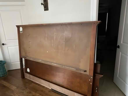 Photo of free King size bed frame + box springs (City of Fairfax) #2