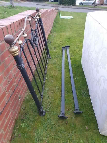 Photo of free Double bed frame & base (Weston Favell village area) #1