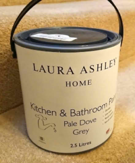 Photo of free New 2.5L tin Laura Ashley Pale Dove Grey paint (Corstorphine EH12) #1