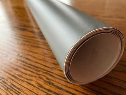 Photo of free Roll of dark grey sticky vinyl wrap (Malvern Link WR14) #1