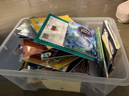 Photo of free 5 x large boxes of school books (S10 Ranmoor) #3