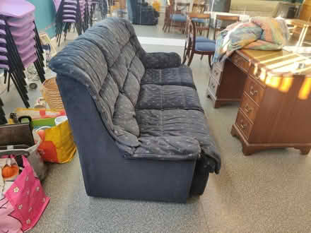 Photo of free Comfortable blue sofa (New Barnet EN4) #2