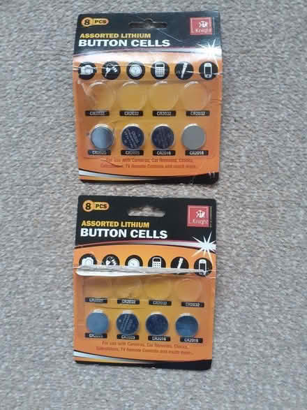 Photo of free Batteries CR2016 & CR 2025 (Newlyn TR18) #1