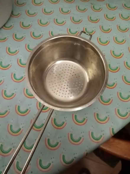 Photo of free Small stainless colander (Wheatley OX33) #1