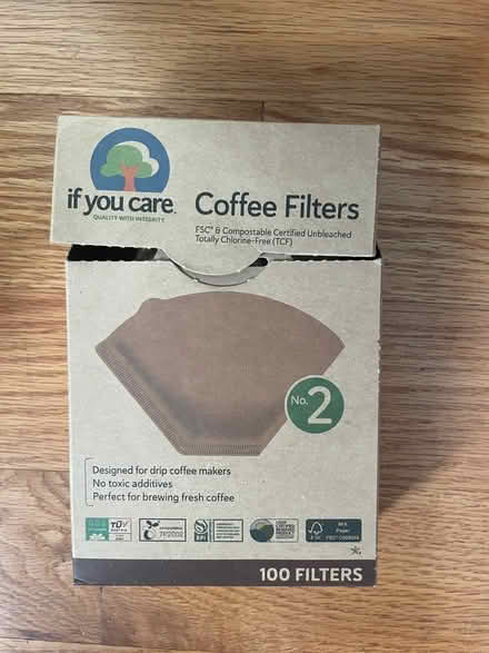 Photo of free Coffee filters (Washington Park) #1