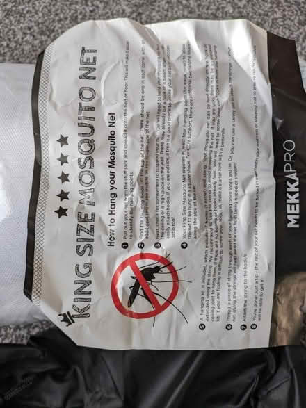 Photo of free King sized Mosquito net (BH17 canford heath) #2