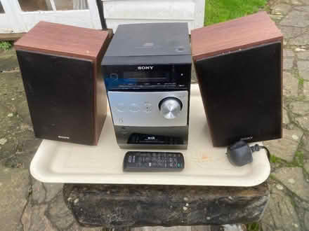 Photo of free Sony digital radio with 2 speakers (Great Dunmow CM6) #2