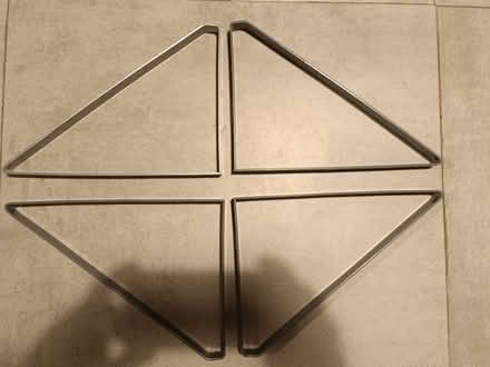 Photo of free 4 Gray Shelf brackets 28x200mm (NG) #2