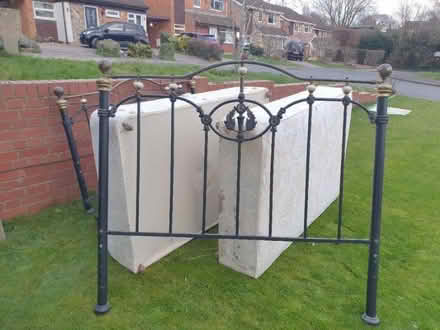 Photo of free Double bed frame & base (Weston Favell village area) #2