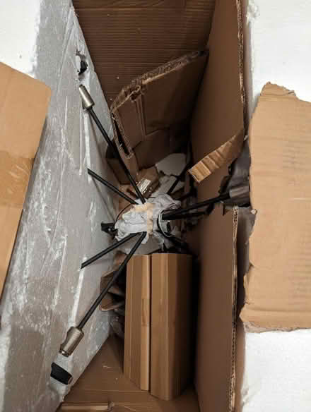 Photo of free Damaged light fixture (Kensington) #1