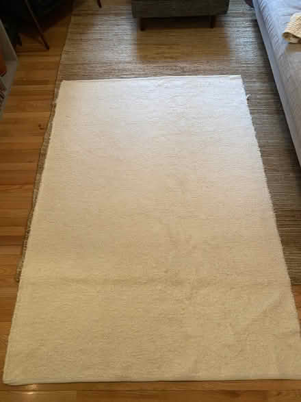 Photo of free Handwoven Cream Rug 140x200cm (Brooklyn) #2