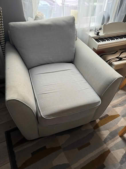 Photo of free Grey arm chair (L11 Croxteth) #2