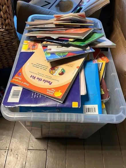 Photo of free 5 x large boxes of school books (S10 Ranmoor) #1