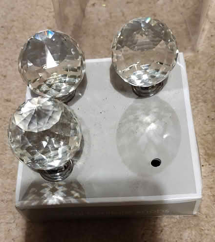 Photo of free 3 crystal furniture knobs (Woking GU22) #1