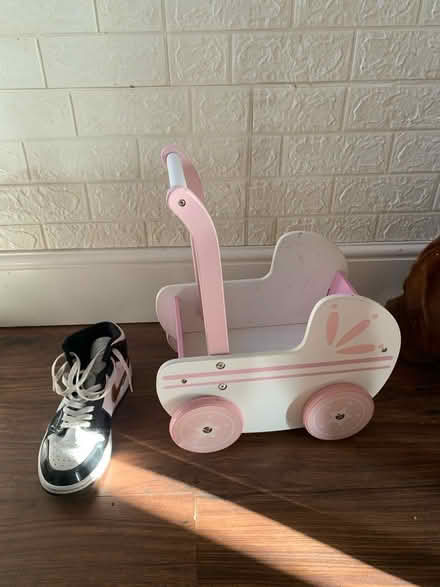 Photo of free Child’s wooden pram (Bromley Kent) #2