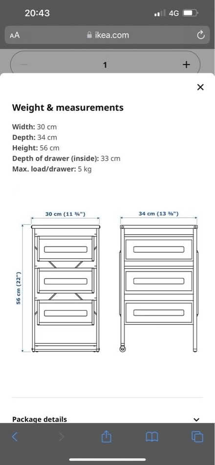 Photo of free Ikea metal drawers (E3) #2